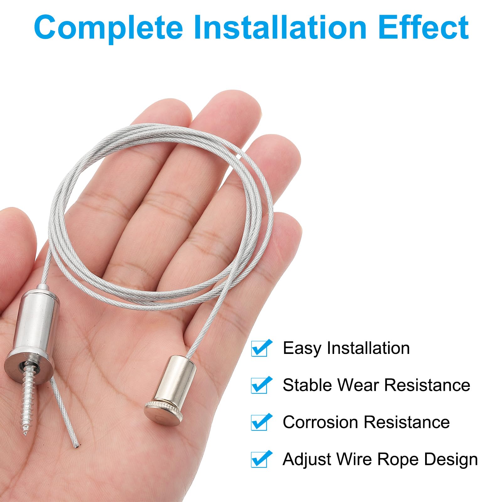 PATIKIL Ceiling Hanging Wire Cable Kit - Image 3