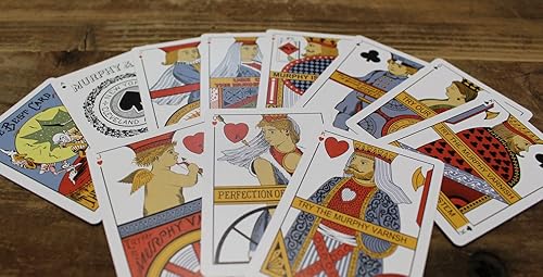 Miniatura 2 de A. Dougherty Juego de cartas, barniz Murphy, rojo