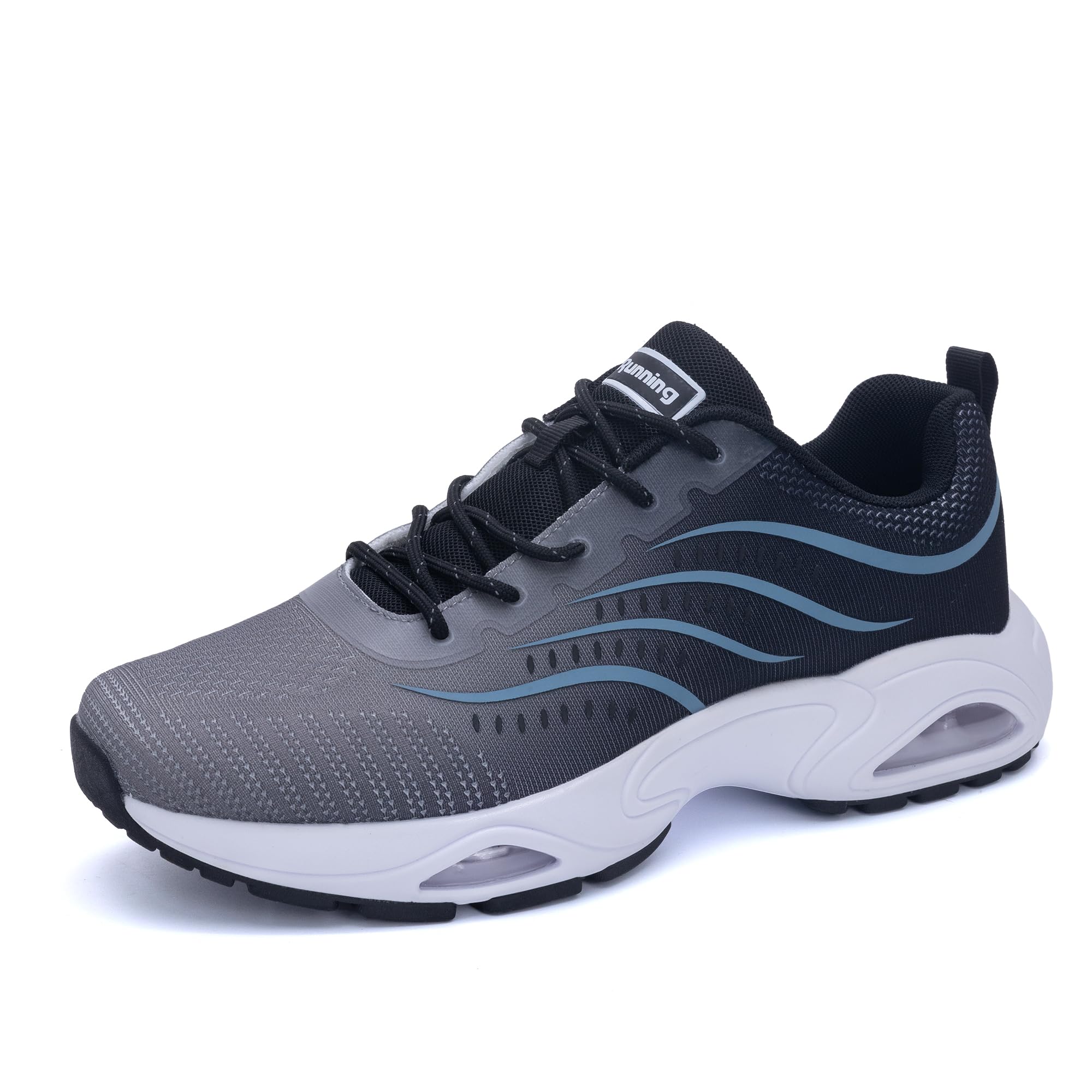 Quseek Laufschuhe für Herren, Tennis, Athletik, Fitnessstudio, Walking, Sneaker, bequem, Sport, rutschfest, Workout, Joggen, Herrenschuhgröße 40-47