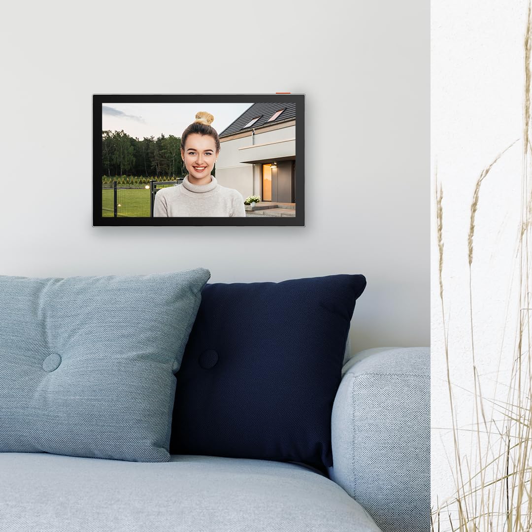 EZVIZ HP5 Videocitofono Connesso, 7 Pollici Touch Monitor, 2 fili, Visione Notturna, Apertura da remoto, Full HD, Apertura RFID, Impermeabile, Dual Band
