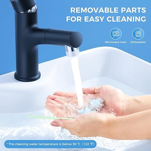 Miniatura 5 de Sistema eléctrico de riego nasal, máquina de enjuague sinusal con 50 paquetes de sal, autolimpieza y recolección automática de residuos, dispositivo