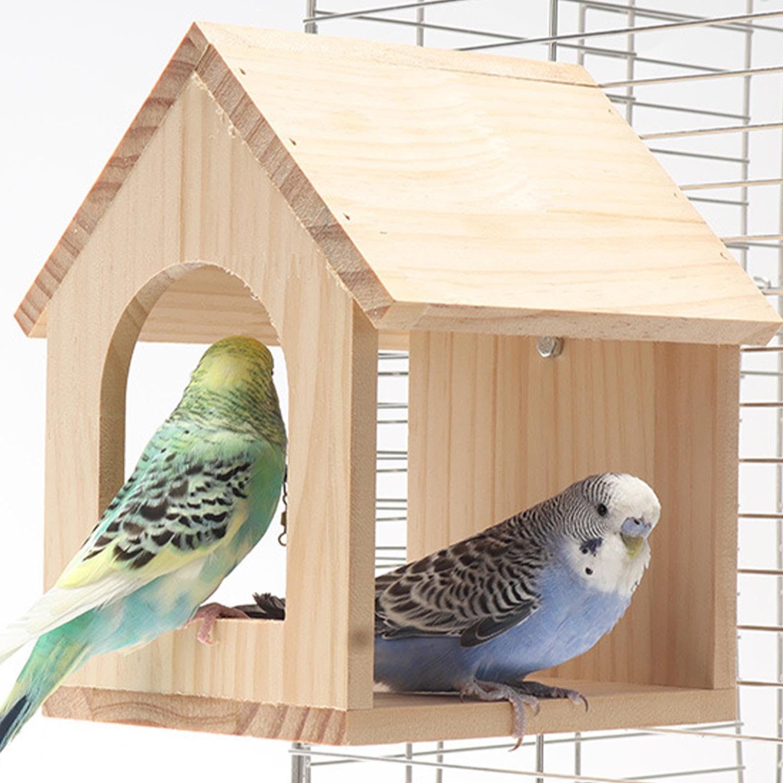 鳥の巣箱写真 Amazon.co.jp: 鳥の巣箱、鳥の巣繁殖木箱、パイン材巣箱、耐久性