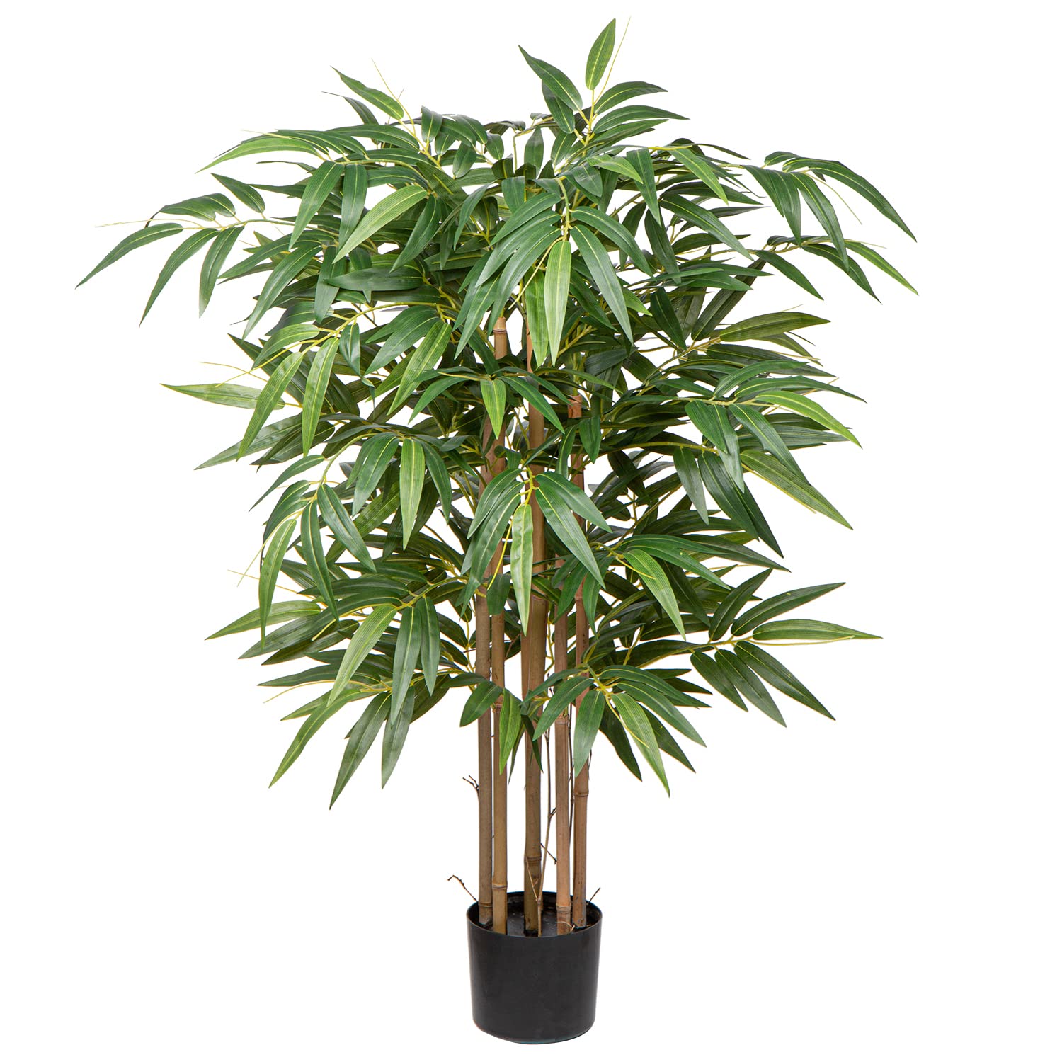 Buy Artificial Bamboo Silk Tree, 4 Ft Tall Fake Bamboo s 48in Faux