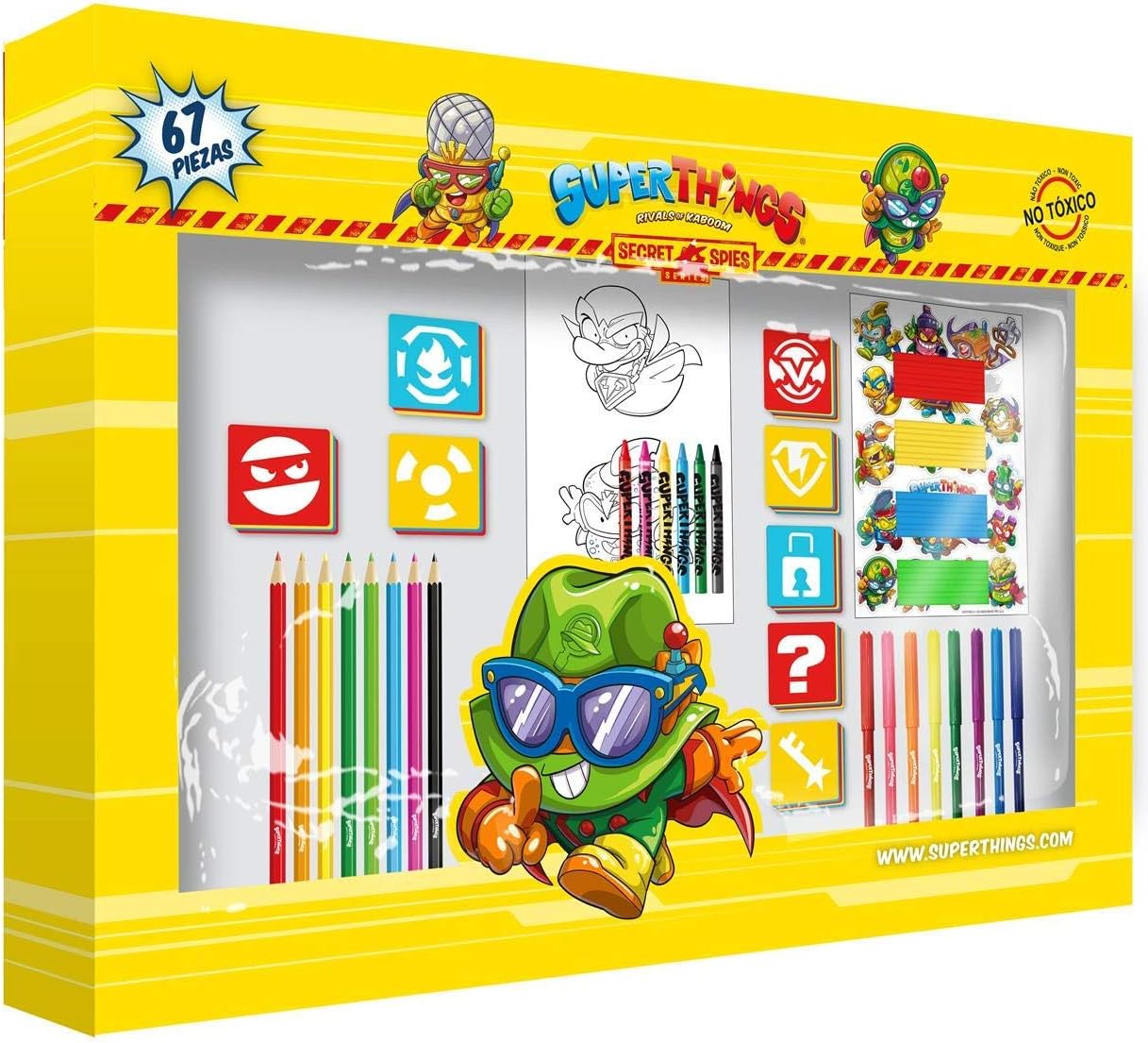 Set Cancelleria CYPBRANDS Pok&eacute;mon - Astuccio Metallo, Matite Colorate, Blocco Disegno | Ideale Regalo Bambini