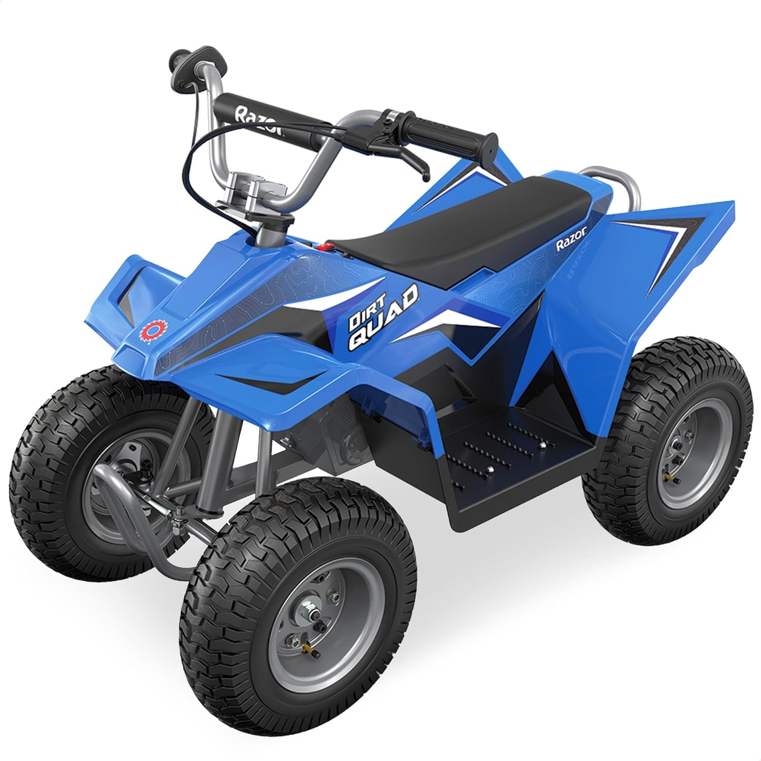 Razor Dirt Quad 24V ATV Elettriku b'4 Roti fil-blu