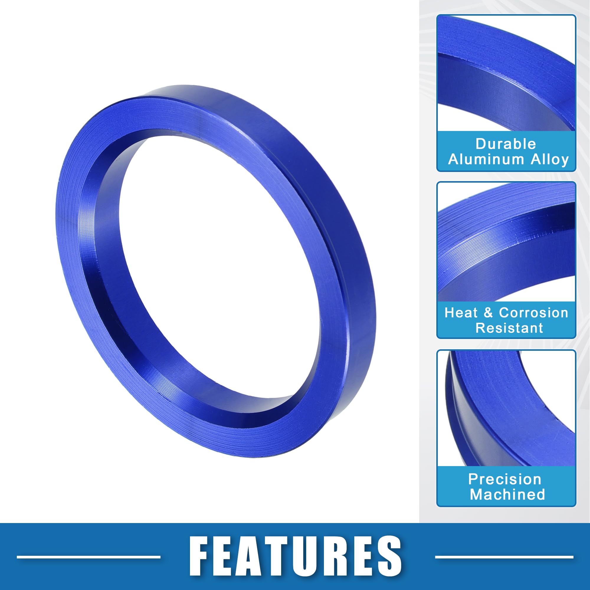 Kit Da 4 Anelli Di Centraggio In Alluminio 73,1-57,1 - Foto 6