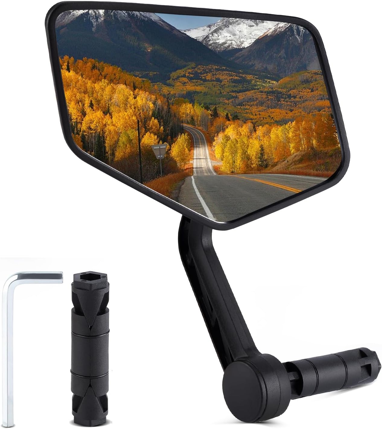 MEACHOW New Bar End Bike Mirror, Crystal UHD Automotive