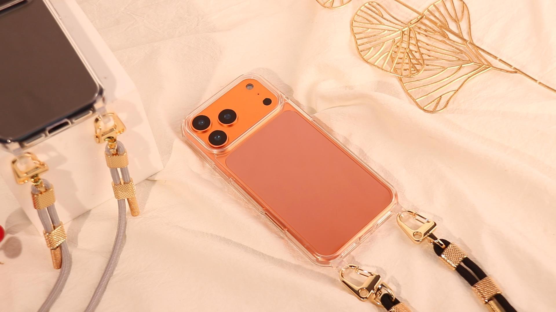 Amazon.com: Lawonda for iPhone 17 Case with Strap, Clear