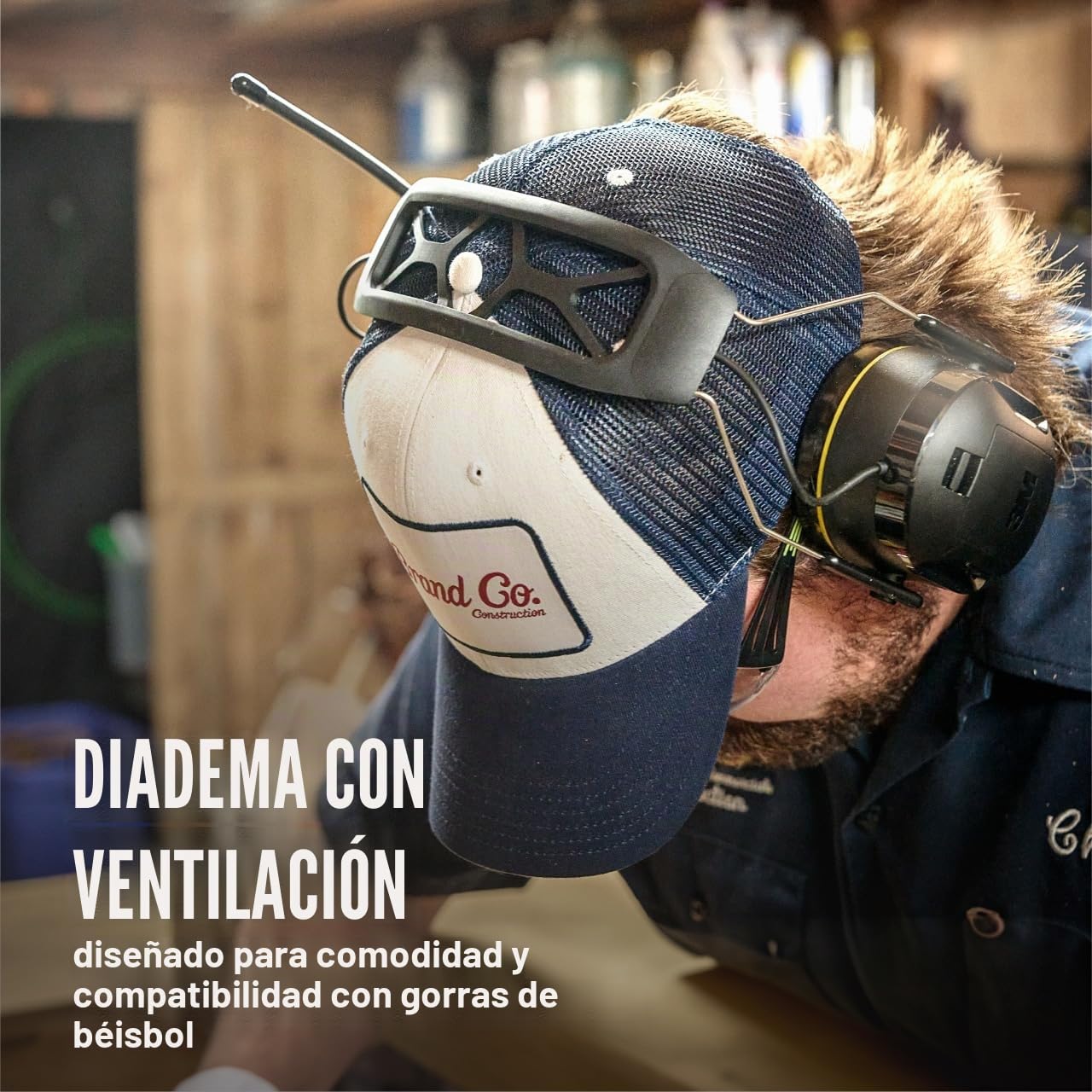 3M WorkTunes Connect + Protector auditivo inalámbrico AM/FM con tecnología Bluetooth, protección auditiva Bluetooth® con una clasificación de reducción de ruido de 26 dB