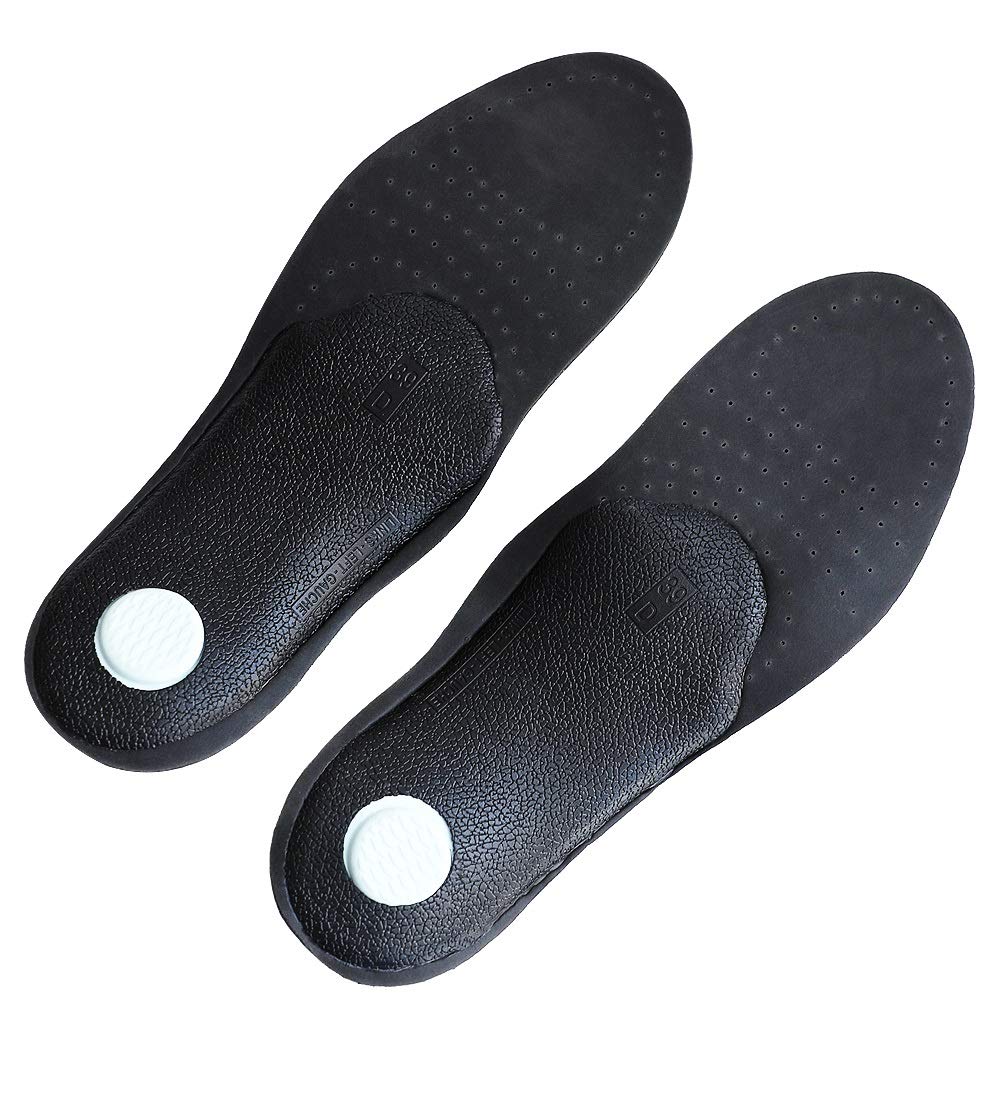 Skórzana wkładka ortopedyczna Damska męska ortopedyczna płaska stopa Heel Arch Support Mężczyźni Damskie buty Wkładka podeszwy Insertion (Rozmiar: EUR 41-42) (EUR 39)
