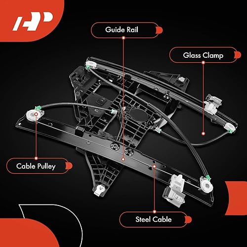 Miniatura 5 de A-Premium Elevalunas eléctrico con panel sin motor compatible con Ford Expedition Lincoln Navigator 2007-2017 Delantero derecho del pasajero