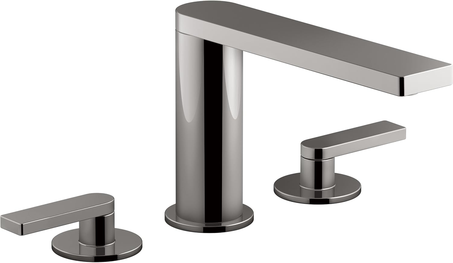 Black Friday Sale 2022 KOHLER Composed K-73060-4-TT Widespread 2-Handle Bathroom Sink Faucet with Metal Drain Assembly in Titanium