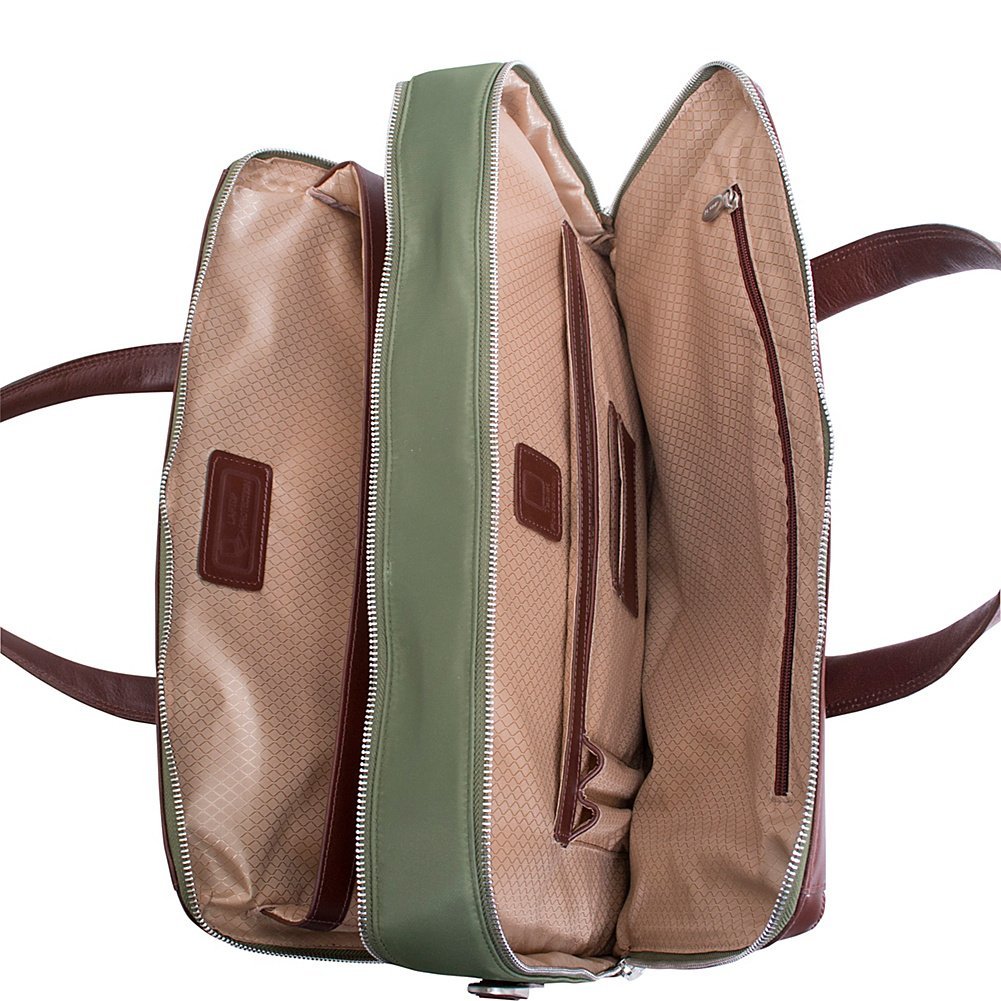 McKleinUSA N Series, Harpswell, Nano Tech-Light Nylon with Leather Trim, 17