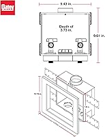 Vista 6 de Oatey 38569 Quadtro Caja de salida para lavadora, martillo, 1/4 vuelta, cobre
