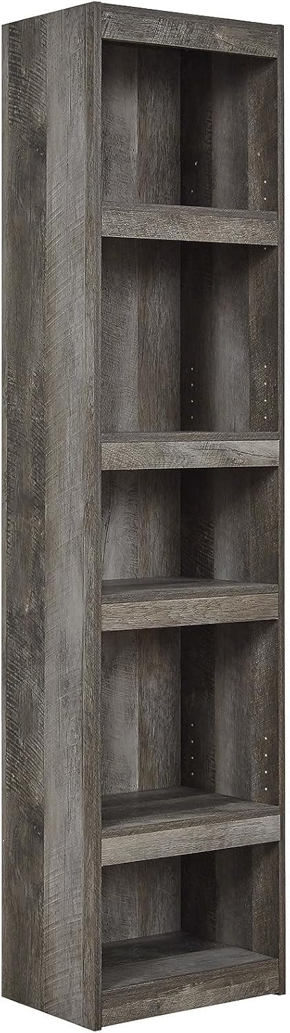 Signature Design by Ashley Wynnlow Rustic Pier-Style 72" Bookcase, Grayish Brown