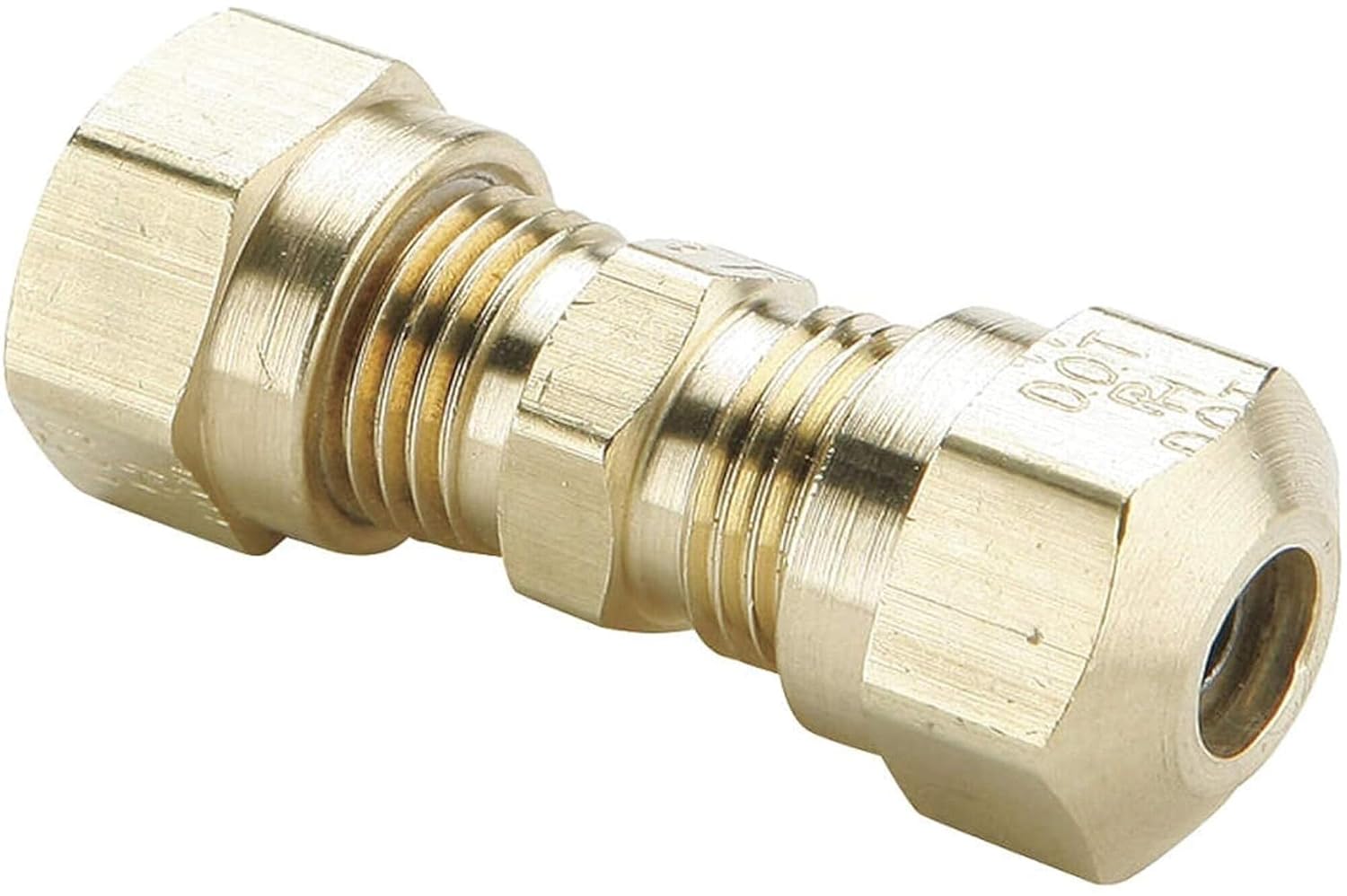 Parker Hannifin 62NTA-12-pk5 Air Brake-NTA Union Fitting, Brass, 3/4" Compression Tube x 3/4" Compression Tube (Pack of 5)