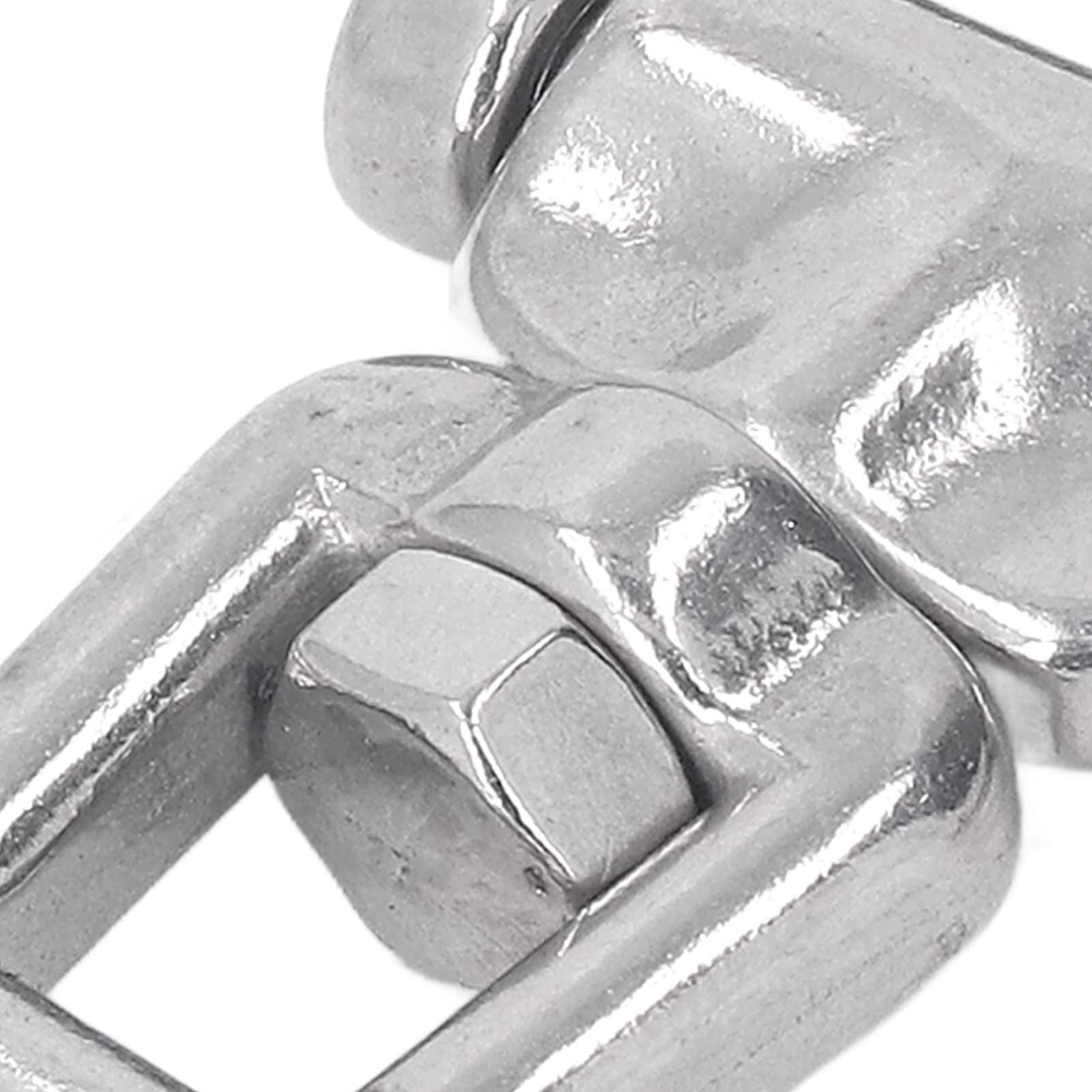 Yuecoom Marine Swiveling Snap Shackle.Snap Shackle Sailing Halyard,Rapid Release 316 Stainless Steel Sailing Boat Snap Shackle for Sailing Rigging Shackles