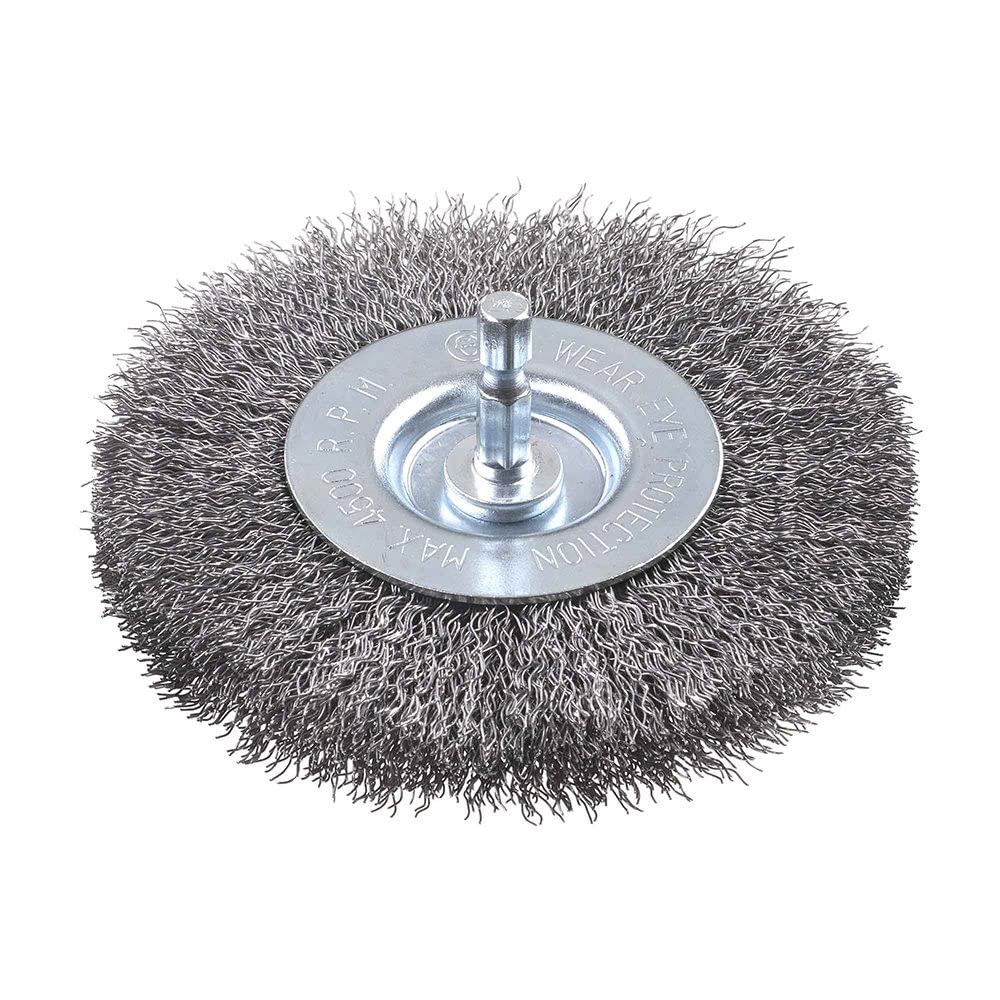 kwb 607930 disc brush 100mm HSS steel 0.3mm wire for rust removal