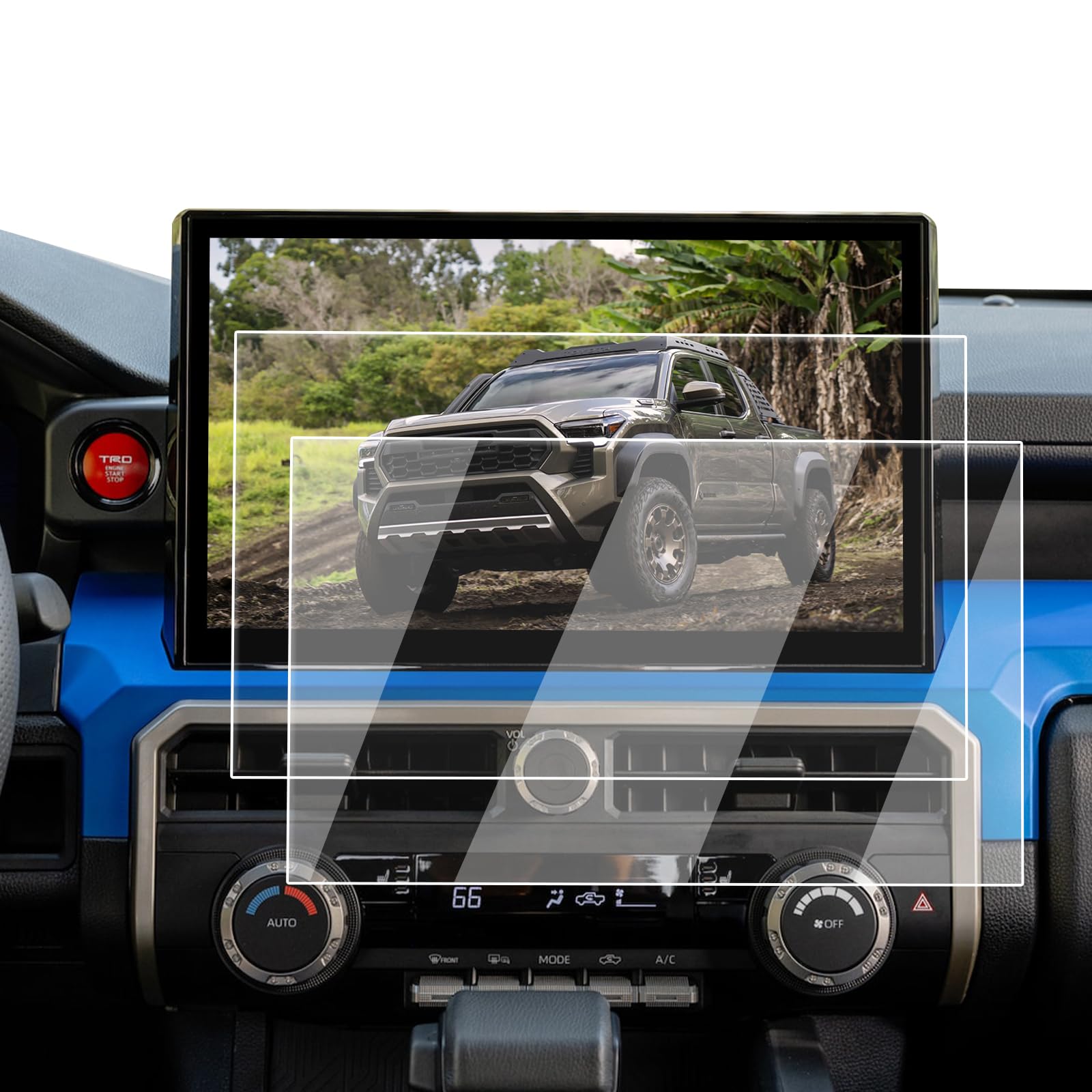 ECOZEN Screen Protector For 2024-2026 Toyota Tacoma/2025-2026 4Runner 14-Inch Navigation Screen - 2 Pcs Anti-Reflective Film For 2024-2026 Tacoma/2025