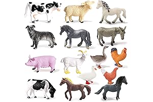 Realistic Mini Farm Animal Figurines