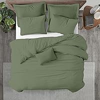 Vista 19 de Kotton Culture - Funda de edredón de 120"x 98" para cama extragrande King de 1 pieza, 100% algodón egipcio - Funda de edredón de lujo de 1000 TC