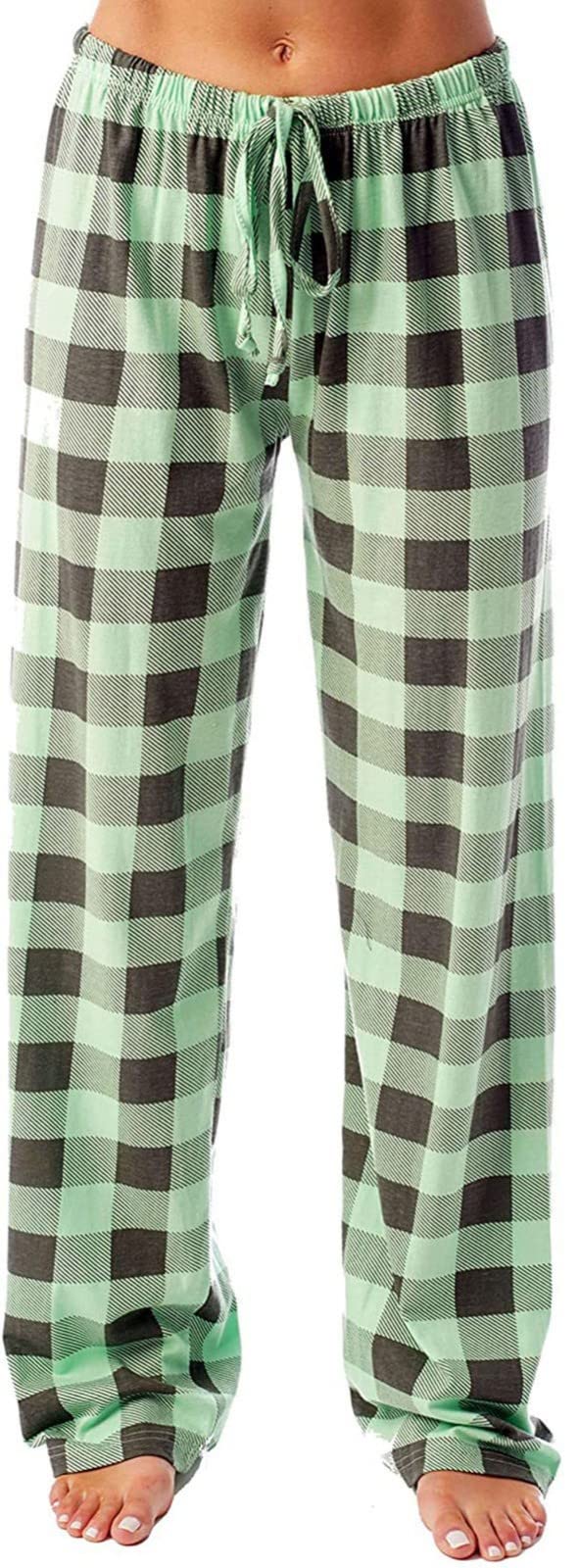 Lässige Herren-Pyjamahose Kariert – Mit Kordelzug & Taschen – Loungehose Aus Polyester