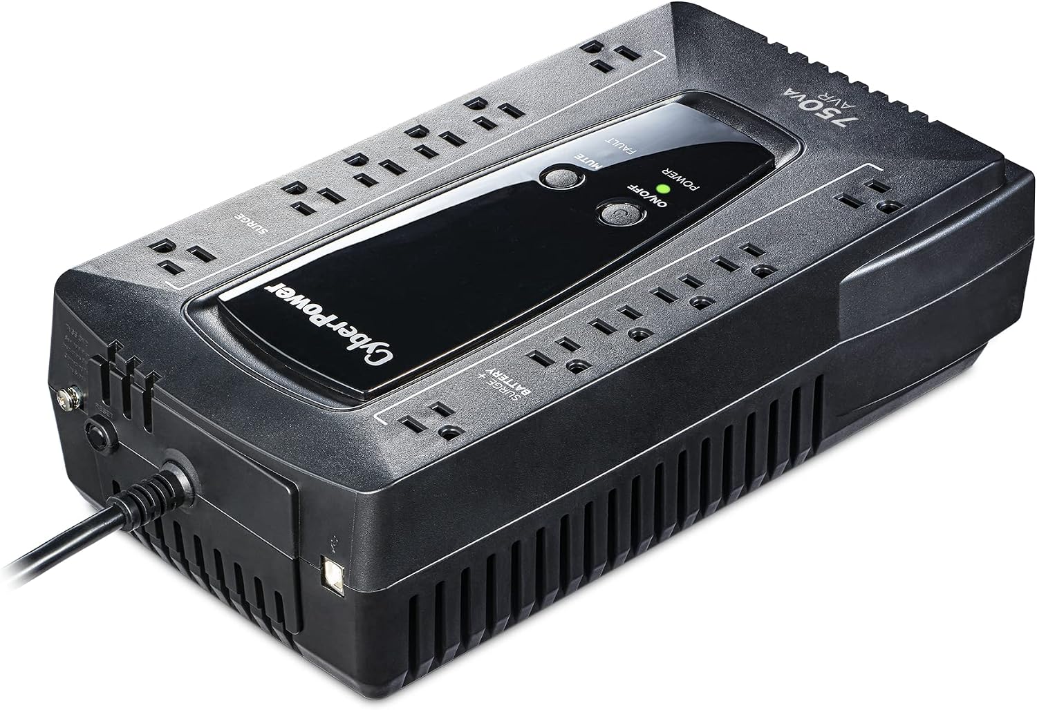 CyberPower AVRG900U AVR UPS System, 900VA/480W, 12 Outlets, Compact