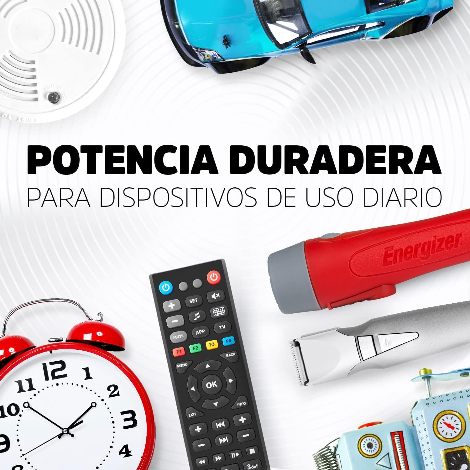 Energizer Alkaline Power Pilas AA + AAA (Paquete de 48) - 24AA y 24AAA Unidades - 1,5V Baterías Alcalinas - Embalaje 100% reciclable y sin plástico - 7 años de Vida útil [Exclusivo en Amazon]