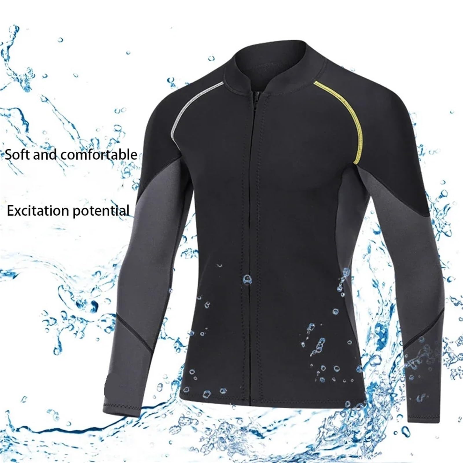 muta da sub Muta Da Sub Uomo Donna 1.5 MM Neoprene Termico Nuoto Snorkeling Surf Vela Giacca Pantaloni