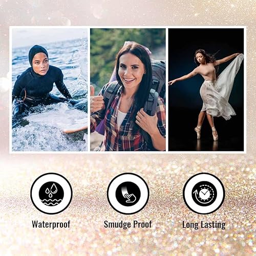 Miniatura 7 de Mina iBrow - Kit de tinte para cejas y pestañas, polvo de tinte natural para cejas, coloración puntual de larga duración, a prueba de manchas y