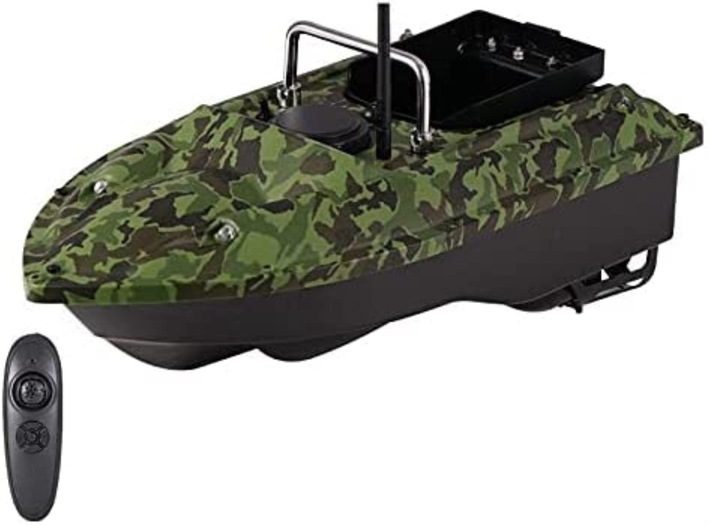 Nueva Función De Control De Crucero Inalámbrico Inteligente Barco Señuelo RC 500 Metros 1,5 Kg Motor Doble Impulsado Buscador De Peces De Luz LED Barco Pesquero RC