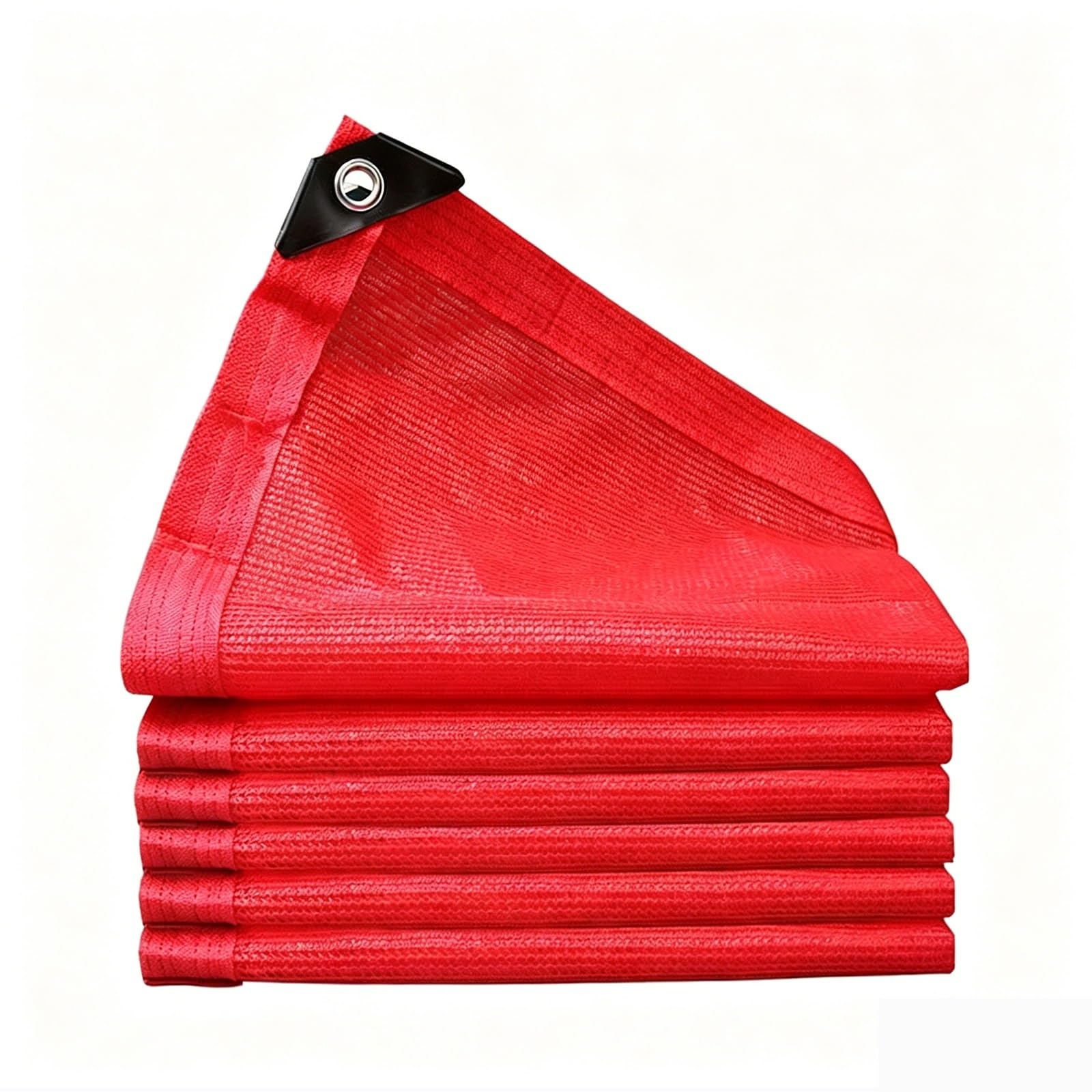 Toile d'ombrage rectangulaire rouge contre forte chaleur filet anti surchauffe
