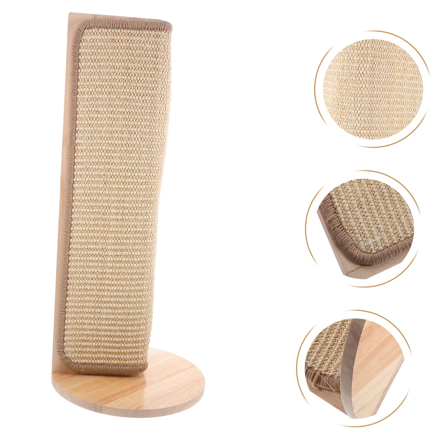 ERINGOGO Protector de Muebles para Gatos Cojín Rascador de Sisal Natural Esquinero Fácil de Instalar para Proteger Paredes y Sofás con Superficie Resistente para Afilar Uñas