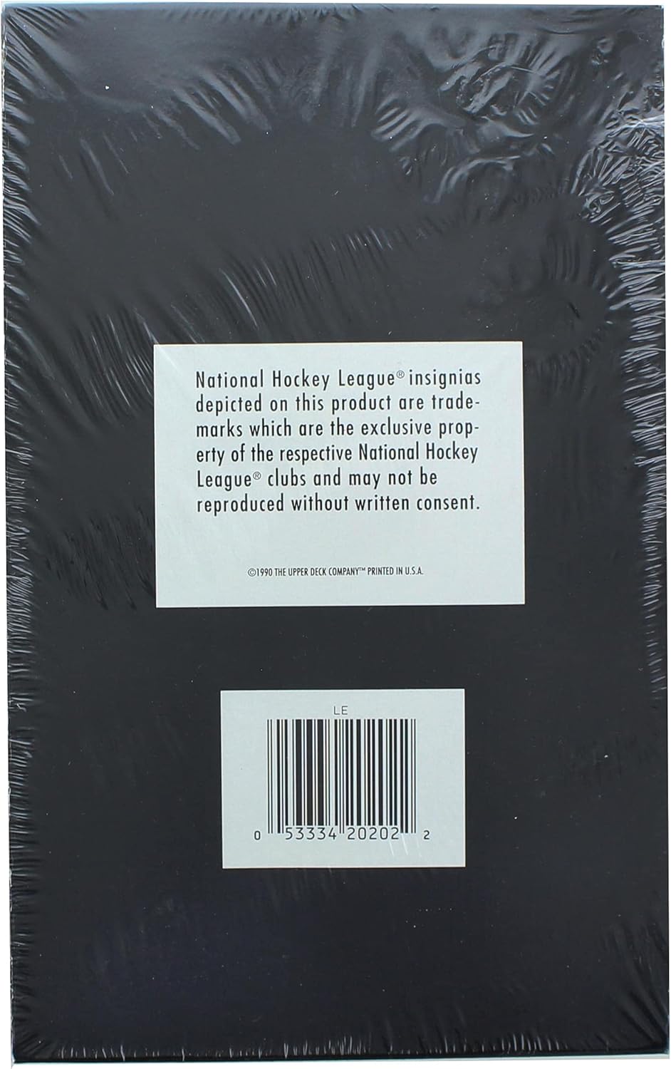 NHL 1990-91 Upper Deck English Low # Hockey Wax Box