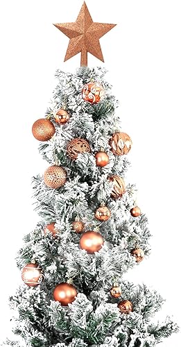 Miniatura 2 de Ultra-Luxury - Juego de 101 bolas de Navidad con decoración de árbol de Navidad bolas de Navidad inastillables - Diseñado en Italia - Mini bolas de