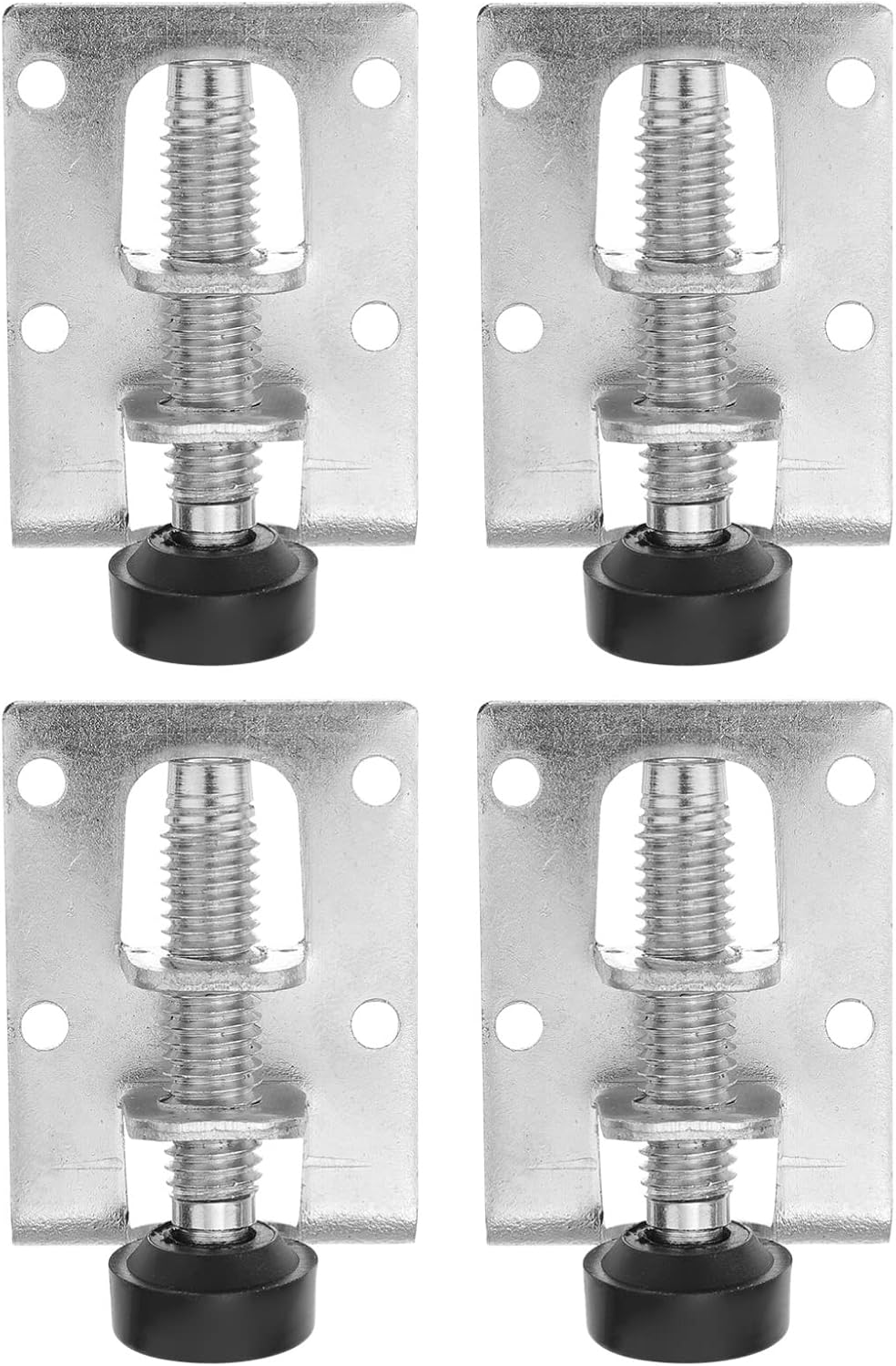Toyvian Table Leg Adjuster, Leveler, Height Adjuster, Metal Fitting, Anti-Slip, Height Adjustment Fittings, Furniture Fixing Legs, Replacement Feet
