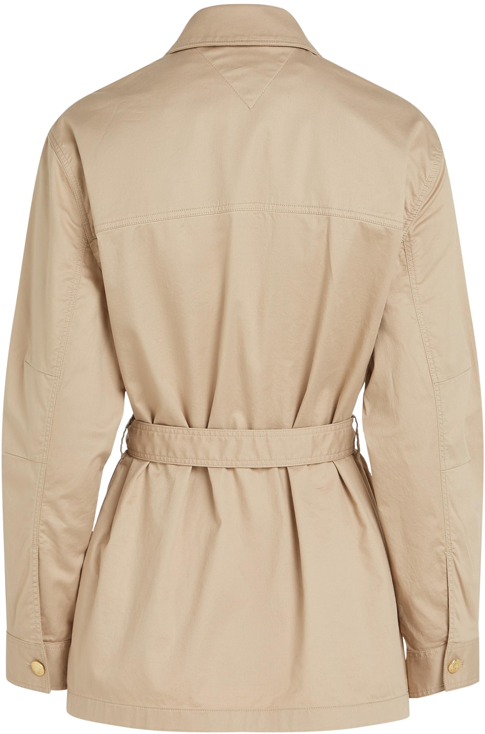Tommy Hilfiger Kurtka użytkowa ze złotym guzikiem WW0WW45933 Kobiety Gold Button Utility Jacket Ww0ww45933