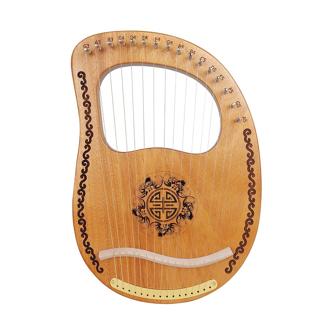 Harfe Mit Mischpult Lyre Harp 16 Metallsaiten Geeignet Für Erwachsene Und Kinder Professionelles Streichinstrument Lye Harp