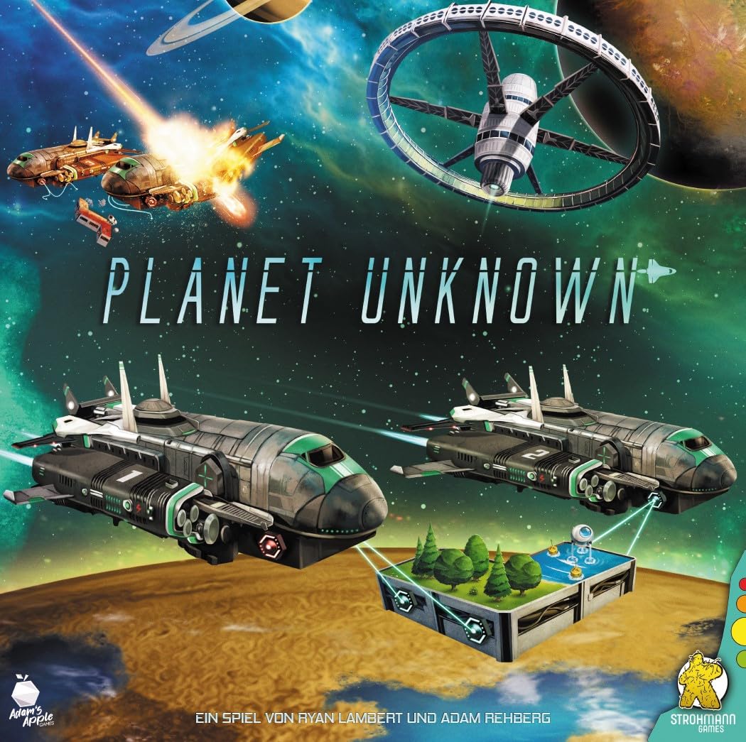 Strohmann Games, Planet Unknown, Juego de Estrategia, 1-6 Jugadores, a Partir de 10 años, 70 Minutos, alemán