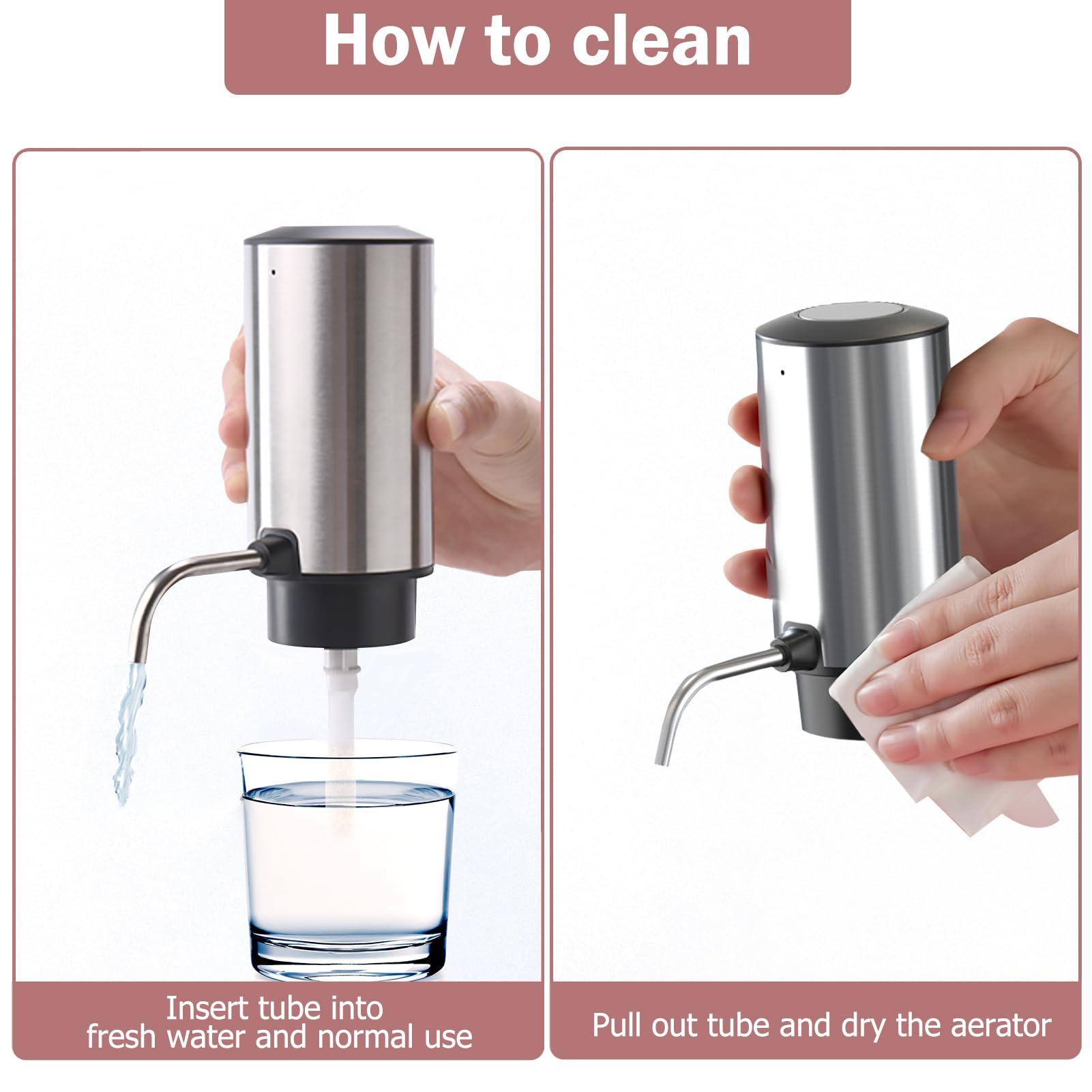 Aeratore & Dosatore elettrico per vino, 2 in 1 Decanter per vino automatici intelligenti, Opzione Regalo Perfetta per gli Amanti del Vino