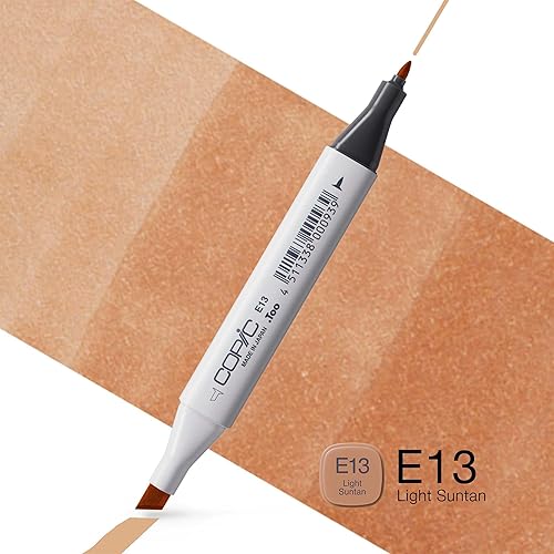 Miniatura 2 de Copic Marcador con punta reemplazable, E13-Copic, bronceado claro