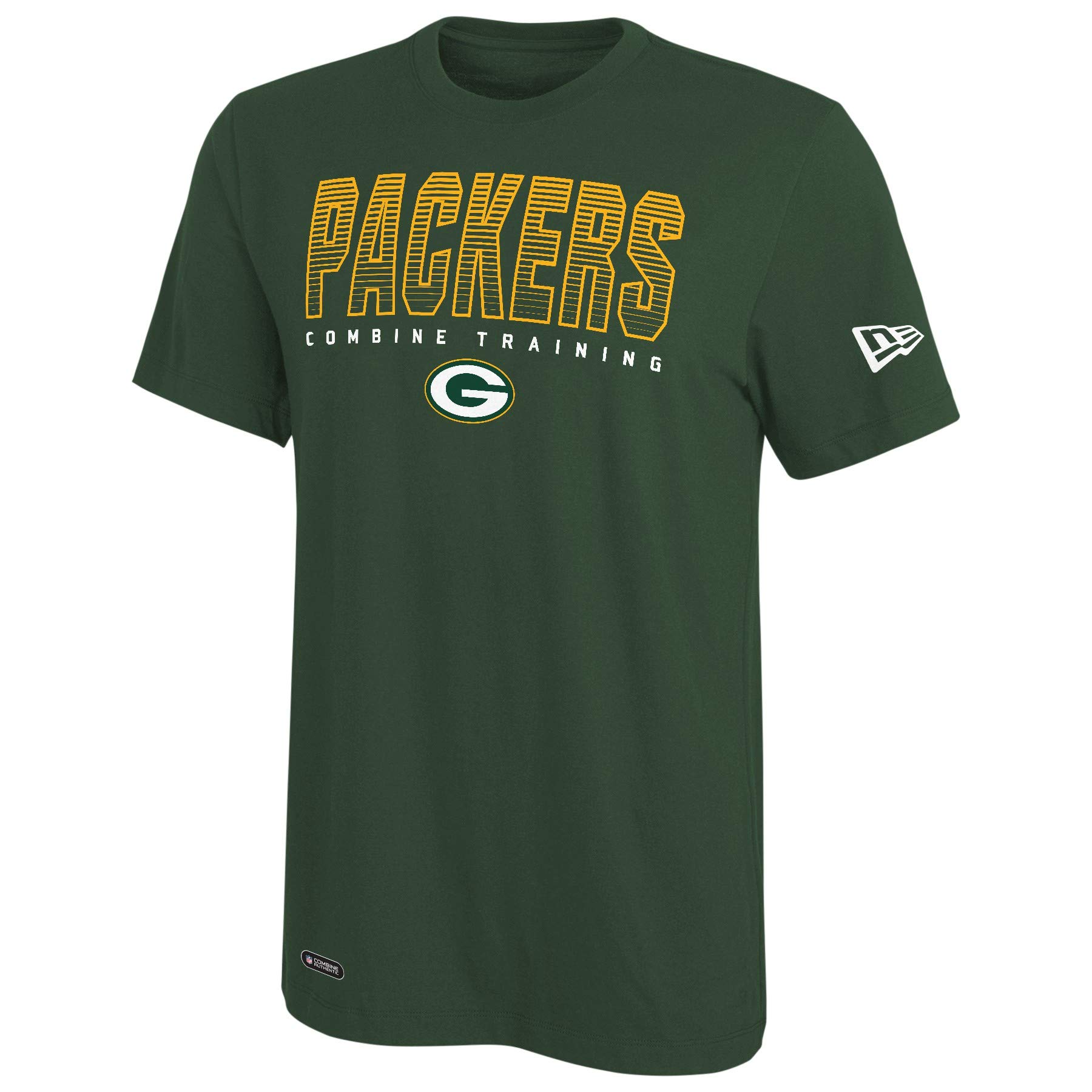 OuterstuffNew Era NFL Men's Team Pride Dri-Tek Short Sleeve T-Shirt, Green Bay Packers, XX-Large