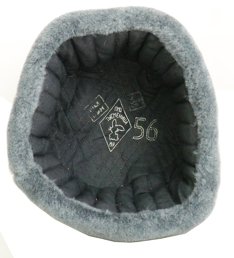 Rosyjska czapka futrzana wełna, szapka uszanka, czapka zimowa wojskowa wojskowa - dostępne rozmiary: 60 (XL)-58(L)-56(M)