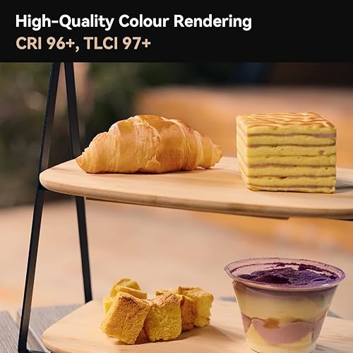 Miniatura 4 de SmallRig Luz de video LED COB bicolor RC 350B 350W 115000Lux 33ft CRI 95 TLCI 96 2700K-6500K iluminación de estudio de cámara con montaje Bowens