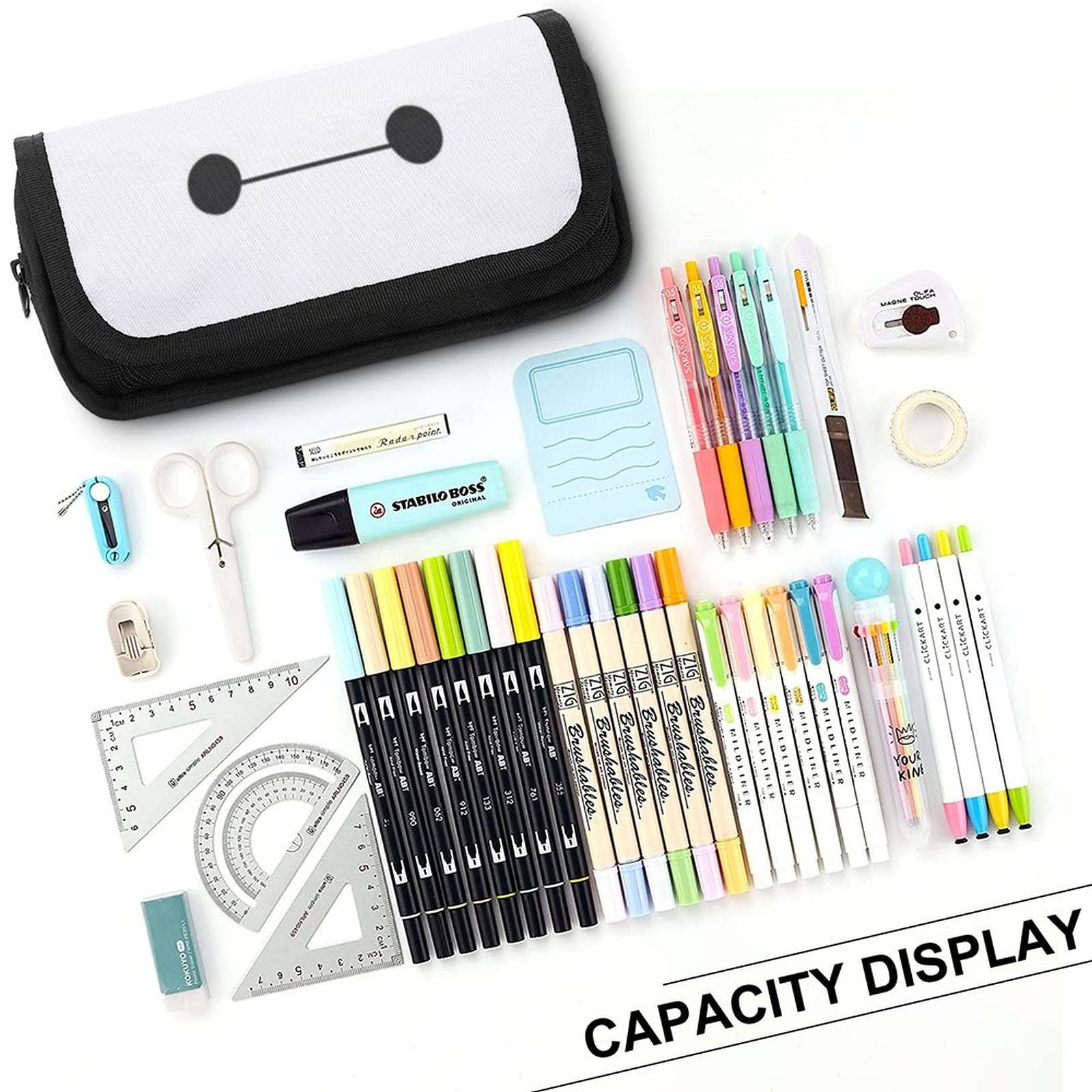 Amazon.co.jp: ベイマックス ペンケース 筆箱 ポーチ 立つペンケース