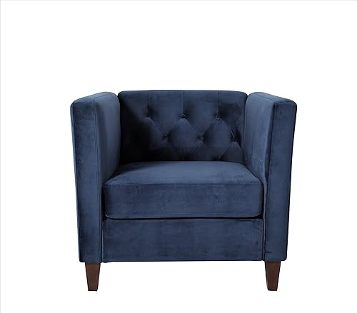 Muebles clásicos capitoné modernos, tapizados de tela de terciopelo de tres plazas, cómodo sofá de oficina y silla decorativa para habitaciones