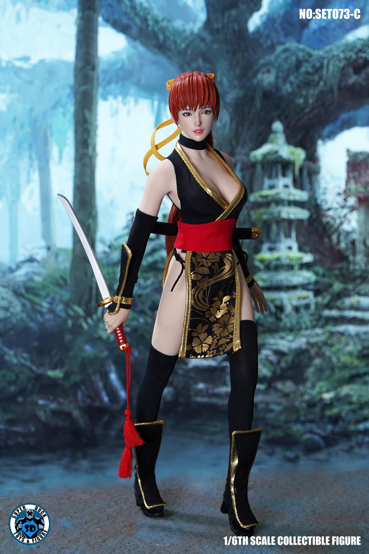 Amazon | 【Tbmodel 】SUPER DUCK 1/6 フィギュア 女性忍者  