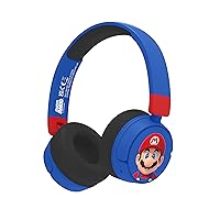 OTL Technologies SM1001 Super Mario Cuffie Wireless Bambini - Blu