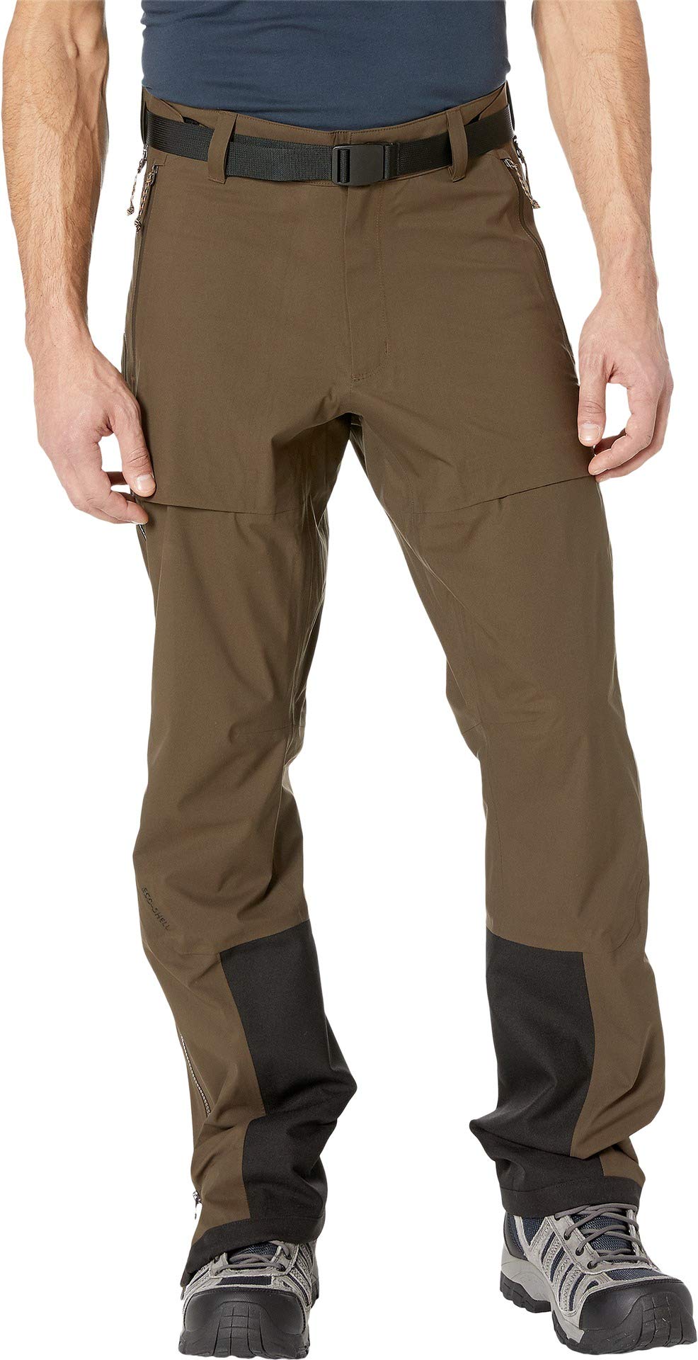 Fjallraven Men's Keb Eco-Shell Trousers, Dark Olive, L