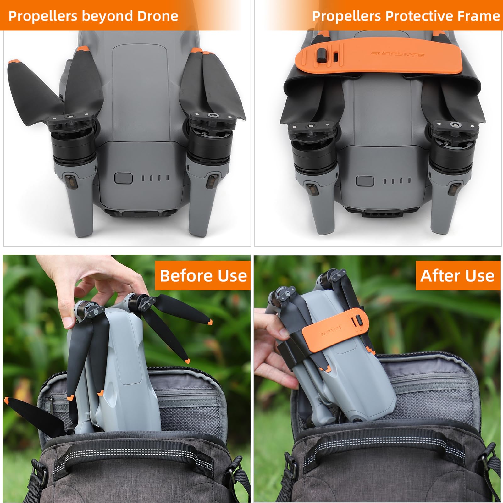 ZJRXM Air 3 Protection d'hélice pour DJI Air 3 Accessoires de fixation d'hélice pour DJI Air 3 Accessoires de drone